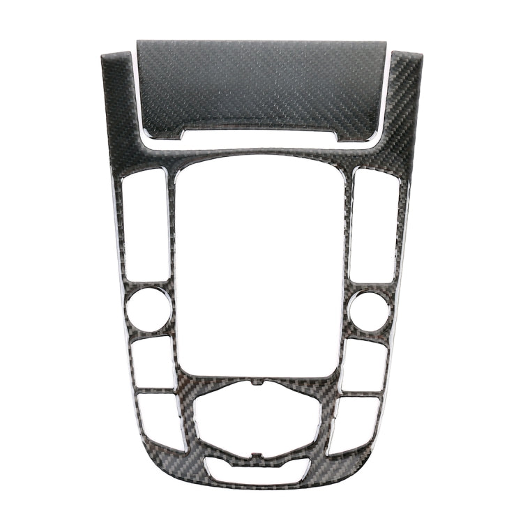 2 PCS Car Carbon Fiber Gear Panel Decorative Sticker for Audi A4L / A5 / Q5 2009-2016