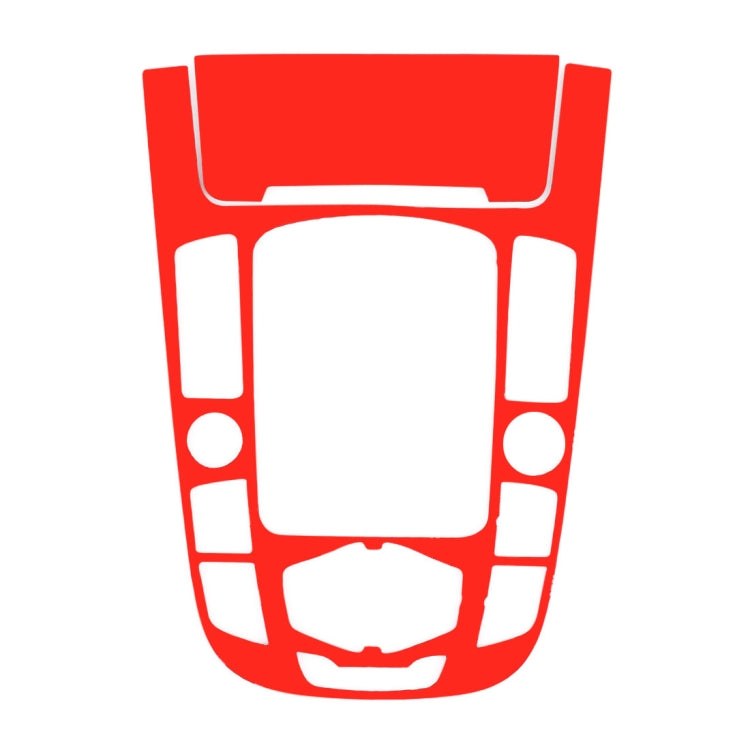 2 PCS Car Carbon Fiber Gear Panel Decorative Sticker for Audi A4L / A5 / Q5 2009-2016