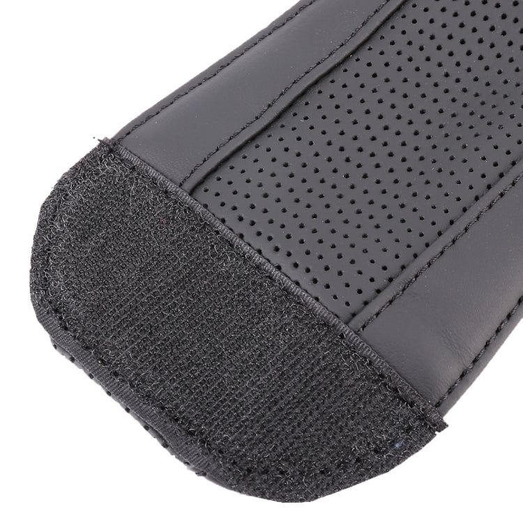 Universal Nonslip Breathable Genuine Leather Car Gear Shift Knob Cover