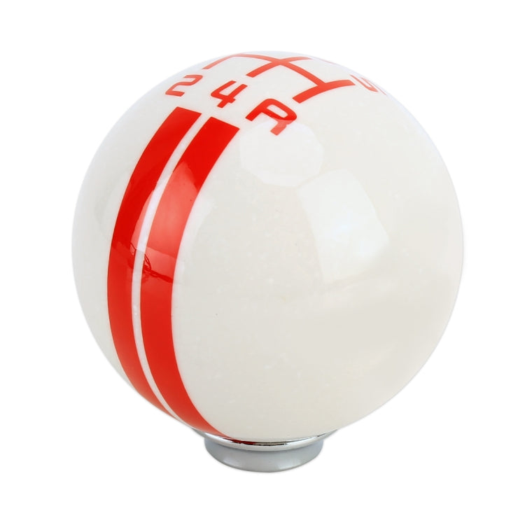 Universal Vehicle Ball Shape Modified Resin Shifter Manual 5-Speed Gear Shift Knob