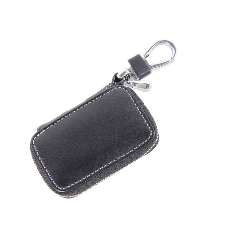 Universal Leather Flash Powder Texture Waist Hanging Zipper Wallets Key Holder Bag (No Include Key)