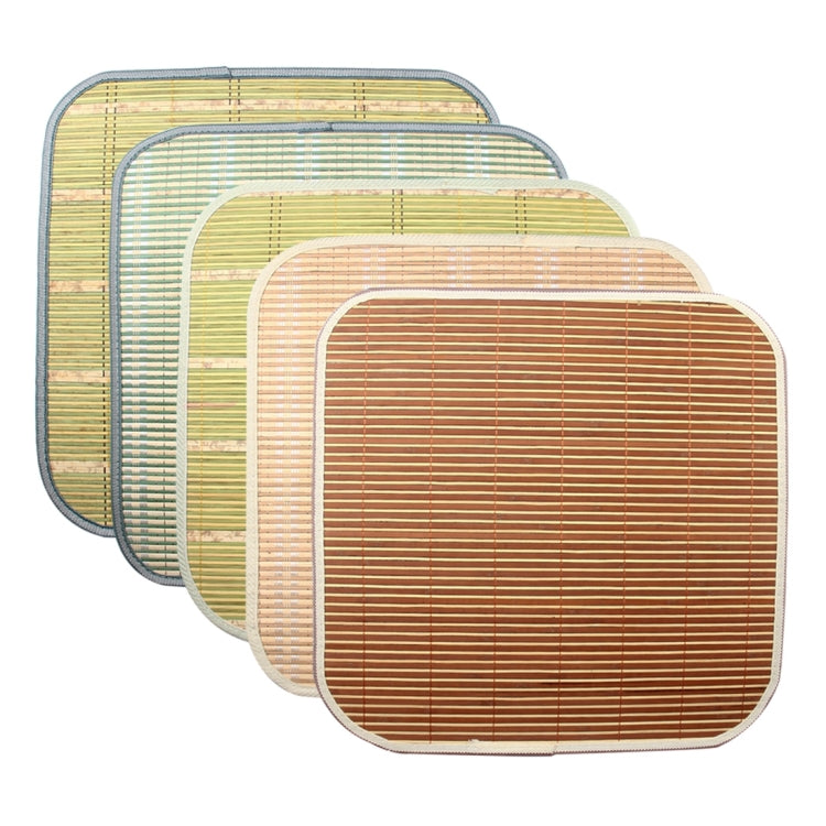 Car Auto Cooling Bamboo Seat Cushion Pad Mat for Family Office Car(Random Color Delivery)