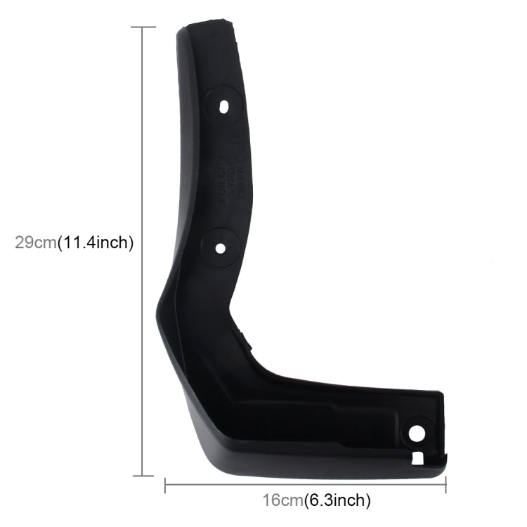 4 PCS Car Auto Semi-Rigid PVC Splash Flaps Mudguards Fender Guard for Honda City 2015-2020