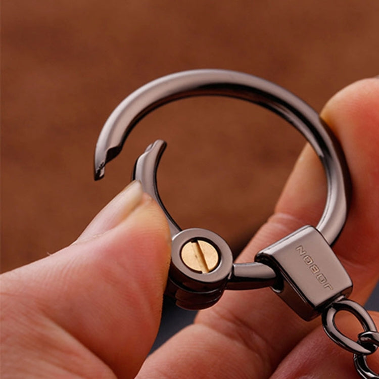 Metal Car Shape Decorative Keychain Holder(Random Color Delivery)