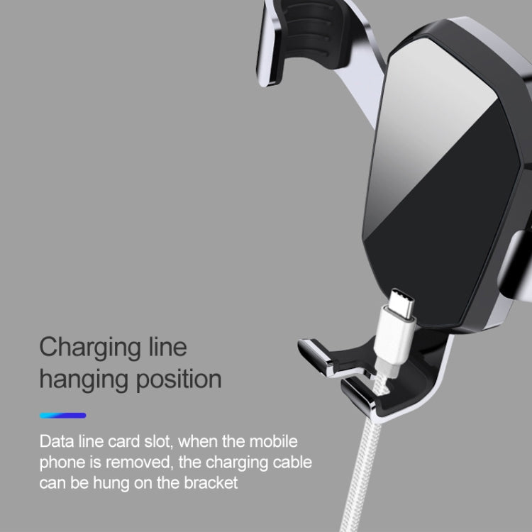 Adjustable Car Mirror Surface Gravity Mobile Phone Holder Bracket