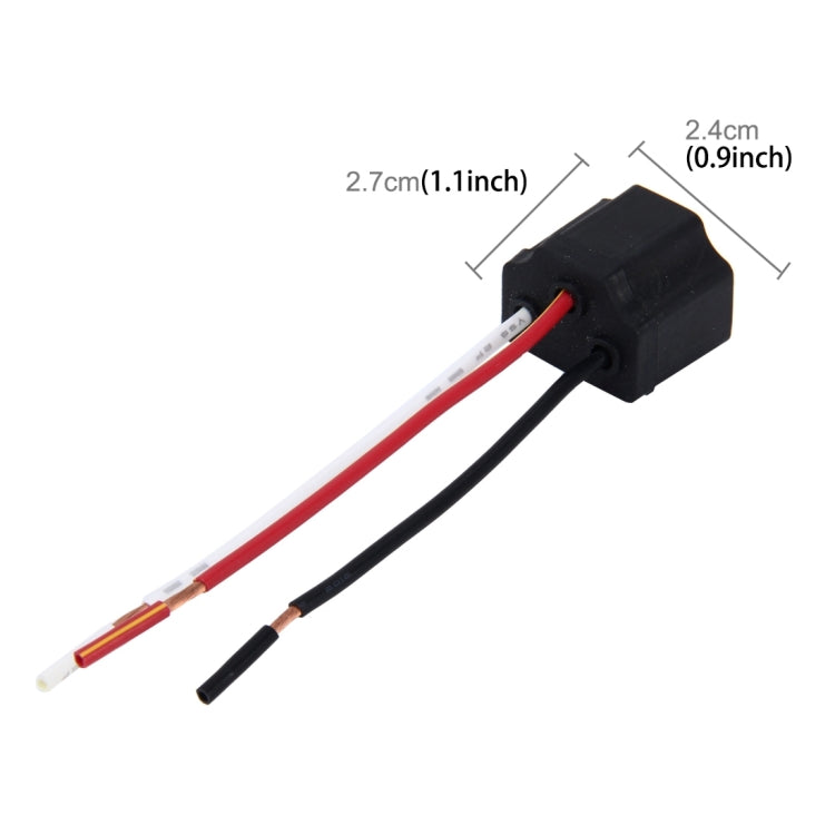 2 PCS Car Auto LED Bulb Socket Holder (No Including Light)