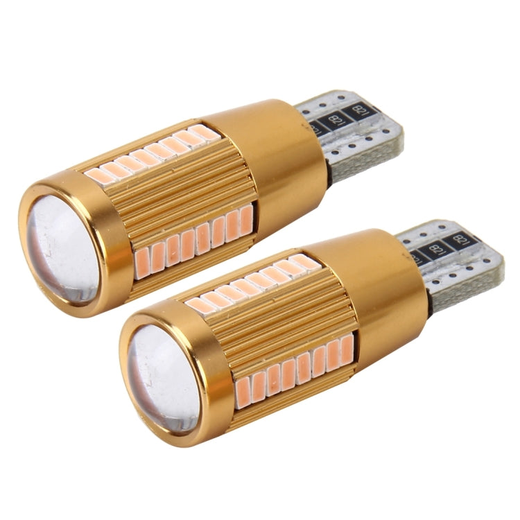 2 PCS T10 2W 180 LM 5500K Constant Current Car Clearance Light with 38 SMD-3014 Lamps, DC 12-16V