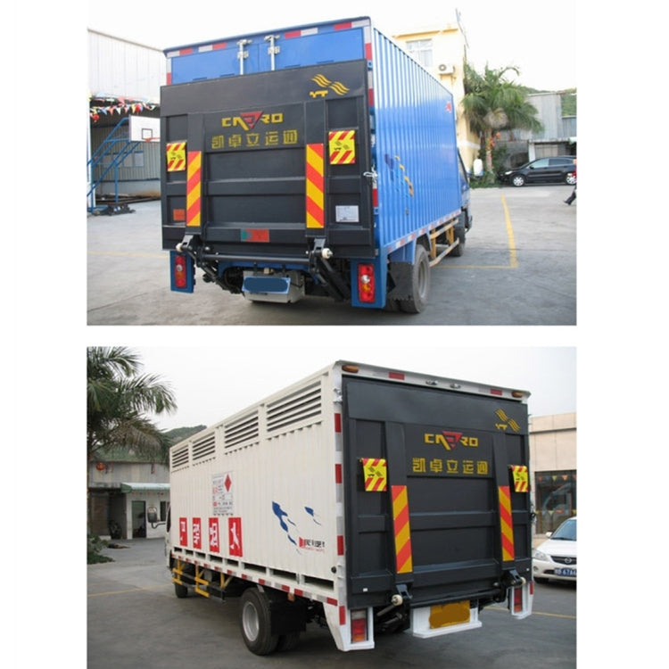 Car Auto Aluminum 55cm × 13cm Rear Warning Sign Sticker for Truck and Van