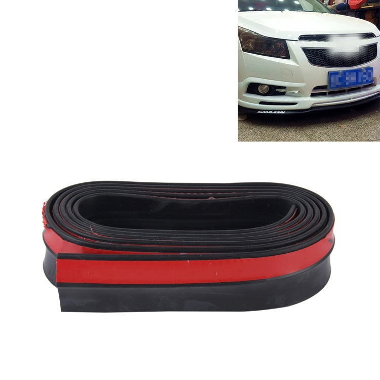 Universal 2.5m Car Front Bumper Lip Splitter Spoiler Skirt Adhesive Protector