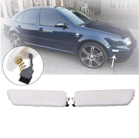 2 PCS Front Bumper Clearance Lights Housing without Bulb Replacement 1JM945071 / 1JM945072 for VW Golf / Jetta 1999-2005