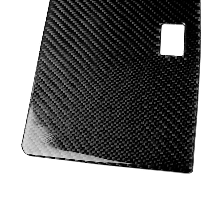 Car Carbon Fiber Console Navigation Panel Decorative Sticker for Mercedes-Benz W204 C Class 2007-2010