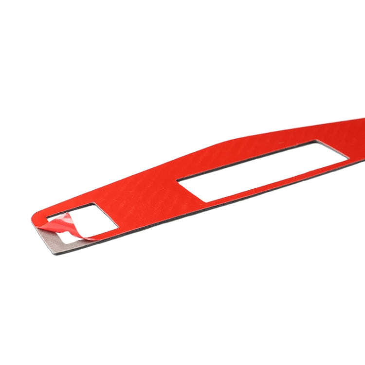 Car Carbon Fiber Center Console Panel Decorative Sticker for Mercedes-Benz W204 C Class 2007-2010