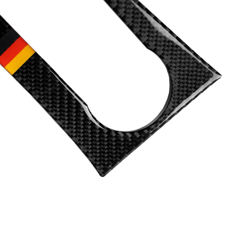 Car German Flag Carbon Fiber Air Conditioning Panel Decorative Sticker for Mercedes-Benz W204 C Class 2007-2010