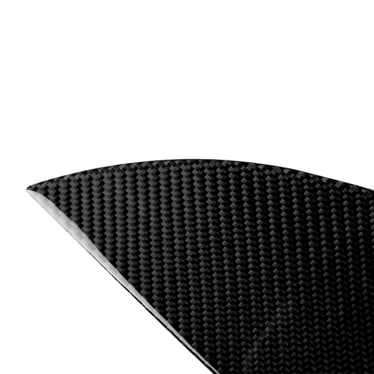 Car Carbon Fiber Front Door Slot Panel Decorative Sticker for Mercedes-Benz W204 C Class 2007-2013