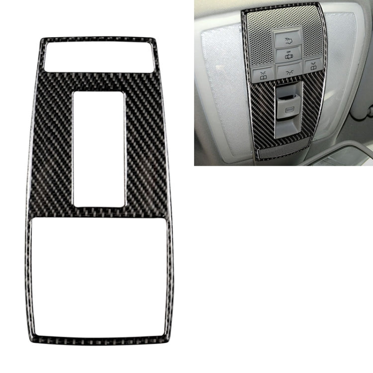 Car Carbon Fiber Reading Lamp Frame Decorative Sticker for Mercedes-Benz W204 2007-2013 / W212 2010-2012