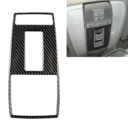 Car Carbon Fiber Reading Lamp Frame Decorative Sticker for Mercedes-Benz W204 2007-2013 / W212 2010-2012