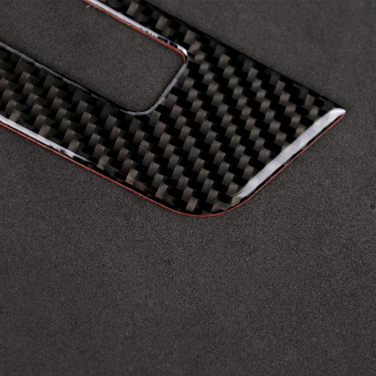 Car Carbon Fiber Central Control CD Panel Decorative Sticker for Mercedes-Benz W204 2011-2013 7-buttons