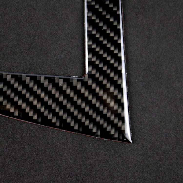 Car German Flag Carbon Fiber Central Control CD Panel Decorative Sticker for Mercedes-Benz W204 2011-2013 7-buttons