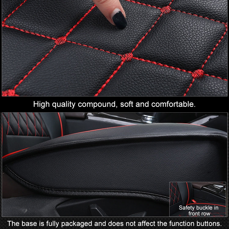 Car Leather Full Coverage Seat Cushion Cover, Standard Version, Only One Seat