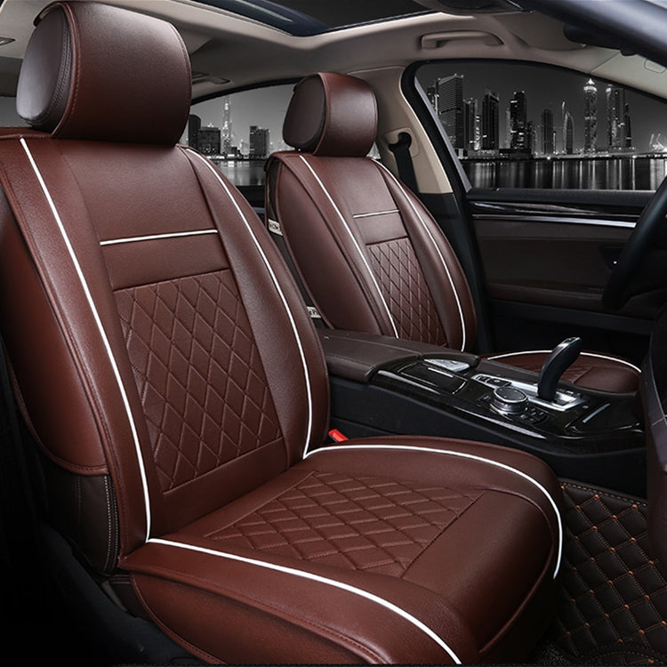 Car Leather Full Coverage Seat Cushion Cover, Standard Version, Only One Seat