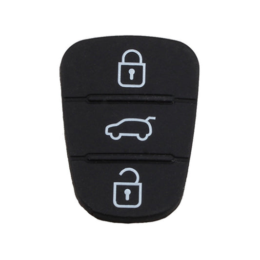 Replacement 3 Buttons Silicone Pad for Hyundai / Kia Car Key Shell, without Battery