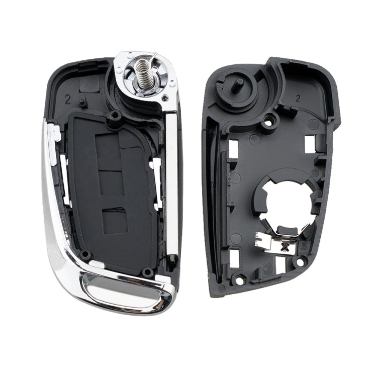 For PEUGEOT Car Keys Replacement 2 Buttons Car Key Case with Grooved and Holder