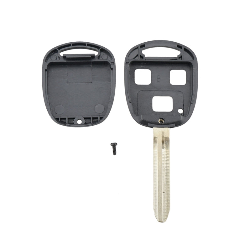 For TOYOTA Car Keys Replacement 3 Buttons Car Key Case with Key Blade