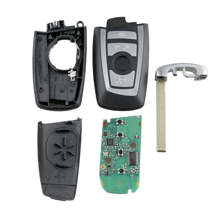 For BMW CAS4 System Intelligent Remote Control Car Key with Integrated Chip & Battery, Frequency: 315MHz