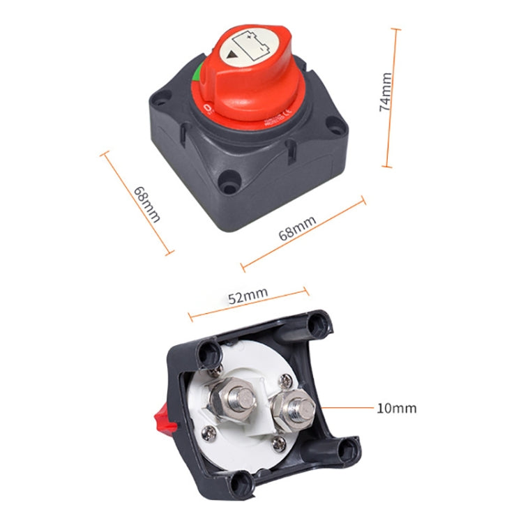 Car Auto RV Marine Boat Battery Selector Isolator Disconnect Rotary Switch Cut