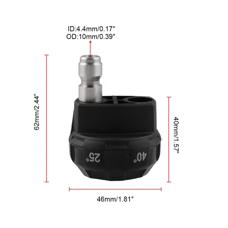 Multifunctional 6-in-1 Multi-hole Nozzle High-pressure Cleaner Car Washing Nozzle