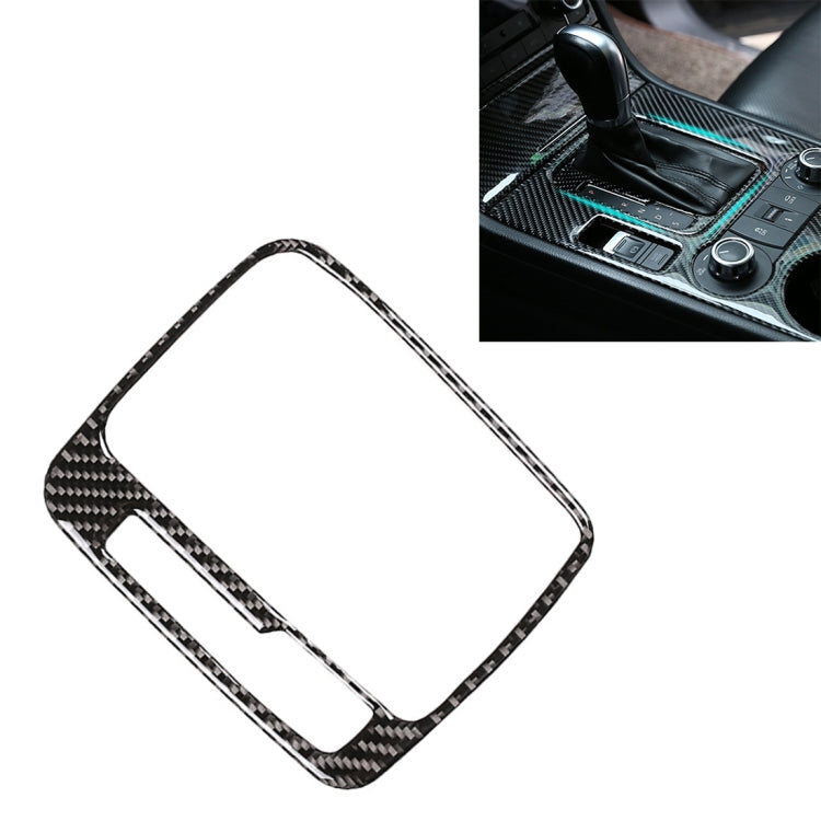 Car Carbon Fiber Gear Position Panel Decorative Sticker for Volkswagen Touareg