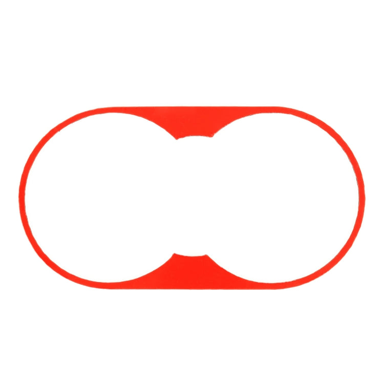 Car Carbon Fiber Rear Armrest Water Cup Holder Panel Decorative Sticker for Volkswagen Touareg