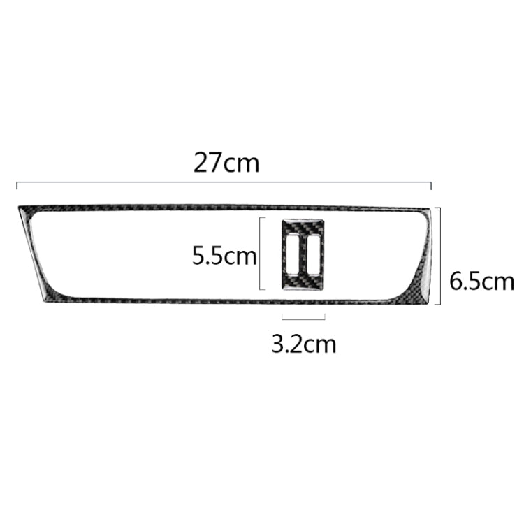 2 in 1 Car Carbon Fiber Air Conditioning Air Outlet Frame Decorative Sticker for Audi A4 B8 2009-2016 / A5 2008-2017 / Q5 2009-2017&#8203;, Left Drive