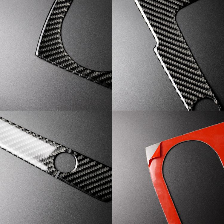 Car Carbon Fiber Gear Position Panel Decorative Sticker for Audi 2014-2017 A3, Left Drive