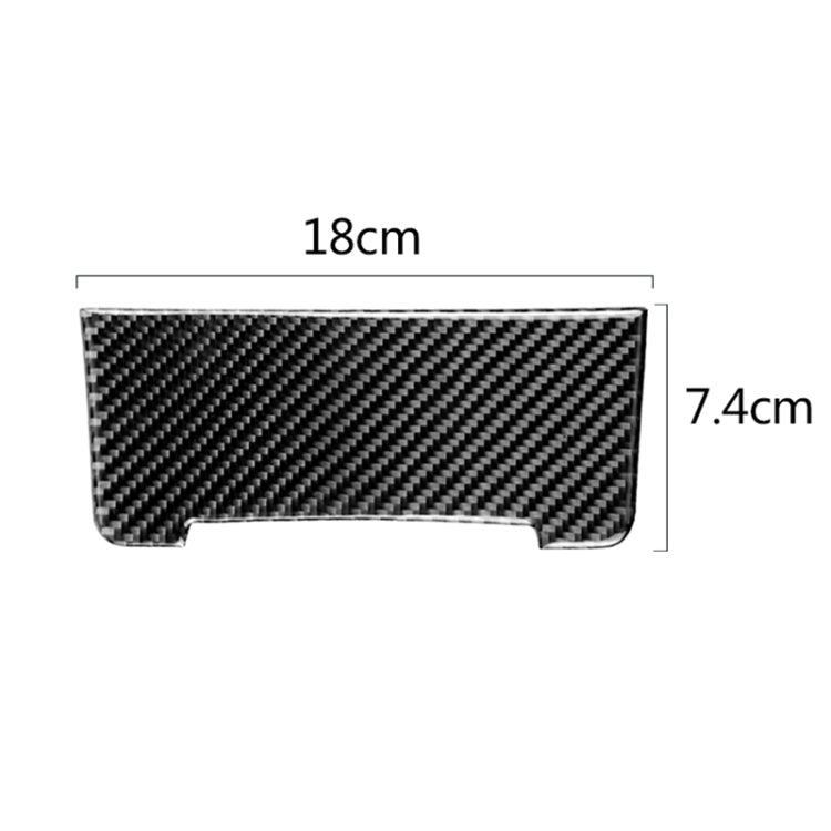 Car Carbon Fiber Storage Cigarette Lighter Panel Decorative Sticker for Audi 2010-2018 Q5 / 2009-2016 A4L / 2009-2016 A5