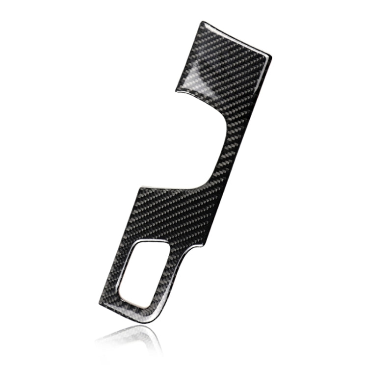 Car Carbon Fiber Gear Position Panel Decorative Sticker for Cadillac XT5 2016-2017, Left Drive