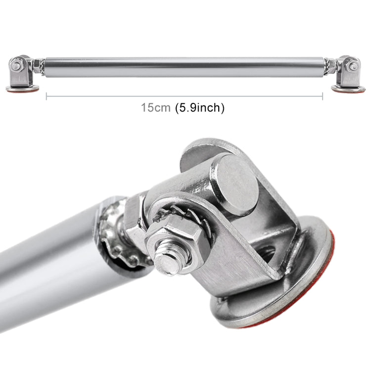 2 PCS Car Modification Adhesive Surrounded Rod Lever Front and Rear Bars Fixed Front Lip Back Shovel, Length: 15cm