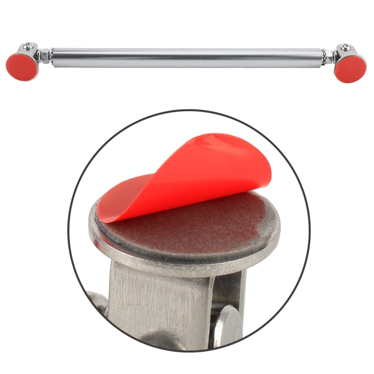 2 PCS Car Modification Adhesive Surrounded Rod Lever Front and Rear Bars Fixed Front Lip Back Shovel, Length: 15cm