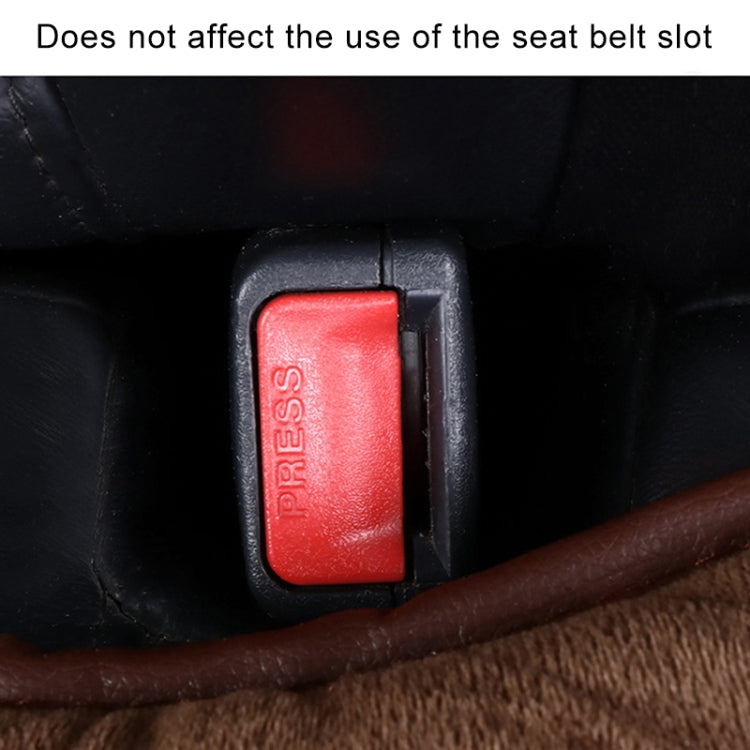 Car Thick Plush Seat Cushion Warmer Cover Winter Seat Mat