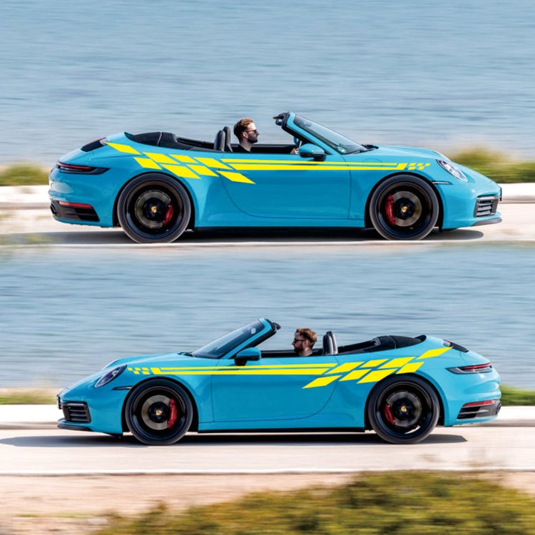 Car Styling Plaid Series PVC Sticker Auto Decorative Sticker