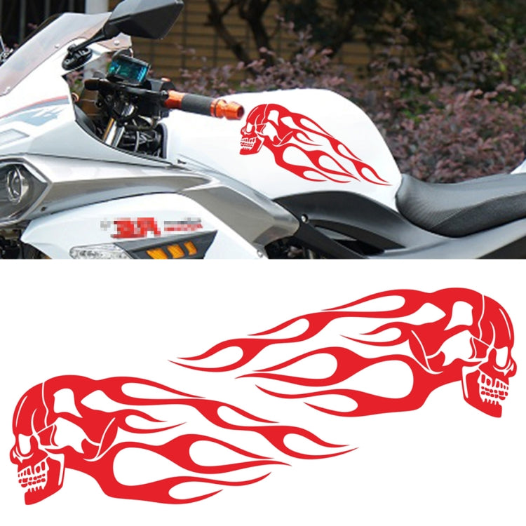 Motorcycle Styling Skull Head PVC Sticker Auto Decorative Sticker