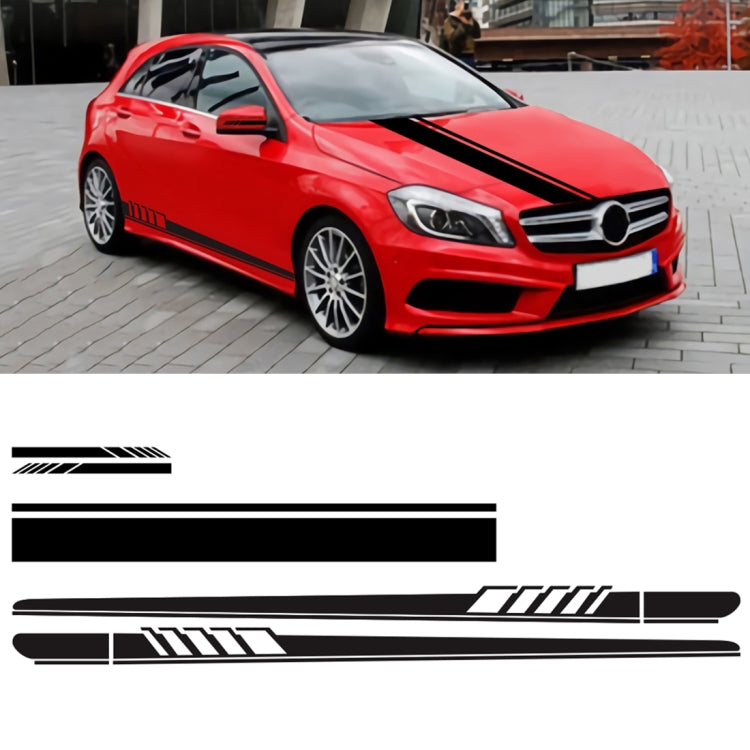 5 in 1 Car Styling Stripe Hood PVC Sticker Auto Decorative Sticker