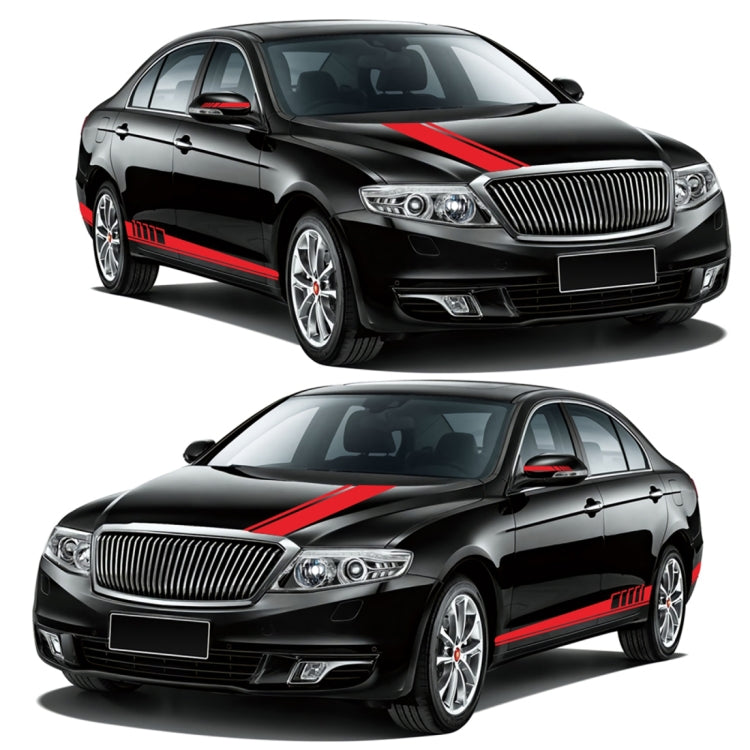 5 in 1 Car Styling Stripe Hood PVC Sticker Auto Decorative Sticker