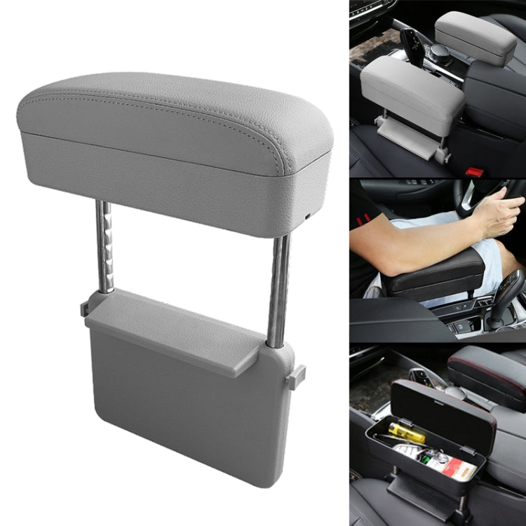 Universal Car PU Leather Wrapped Armrest Box Cushion Car Armrest Box Mat with Storage Box