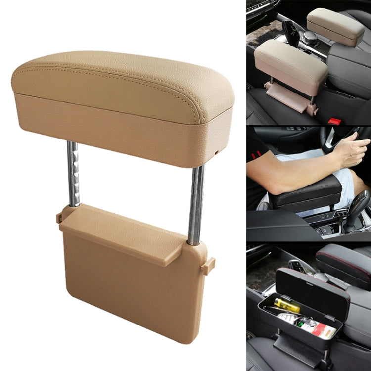 Universal Car PU Leather Wrapped Armrest Box Cushion Car Armrest Box Mat with Storage Box