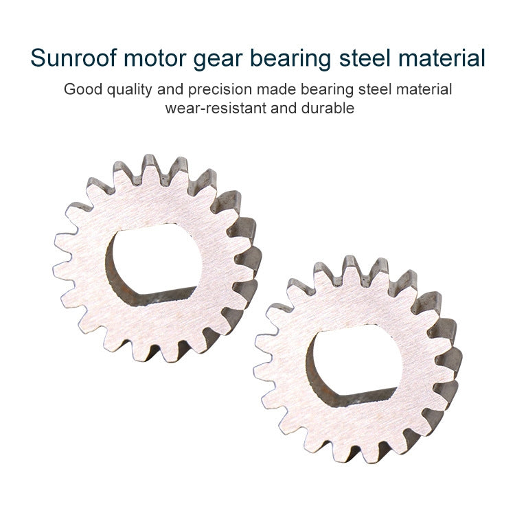 Car Sunroof Motor Gear for Mercedes-Benz W204/W212/W221/W164 / BMW F10/F02/E90/E70, 18 Teeth