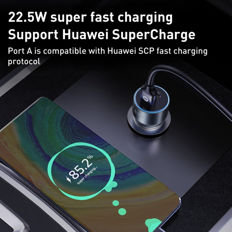 MOMAX UC16E 67W USB-C / Type-C + USB Dual Ports Car Charger