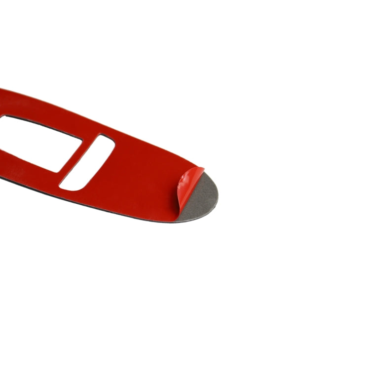 4 PCS Car Carbon Fiber Window Lift Panel Decorative Sticker for Infiniti Q50 2014-2020, Left Drive