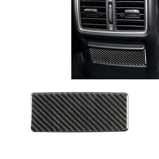 Car Carbon Fiber Rear Seat Ashtray Panel Decorative Sticker for Infiniti Q50 / Q60 2014-2020