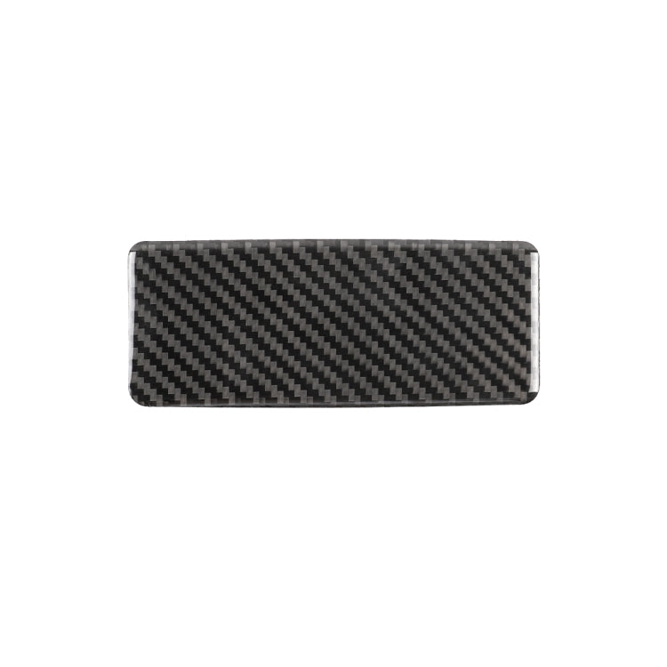 Car Carbon Fiber Rear Seat Ashtray Panel Decorative Sticker for Infiniti Q50 / Q60 2014-2020
